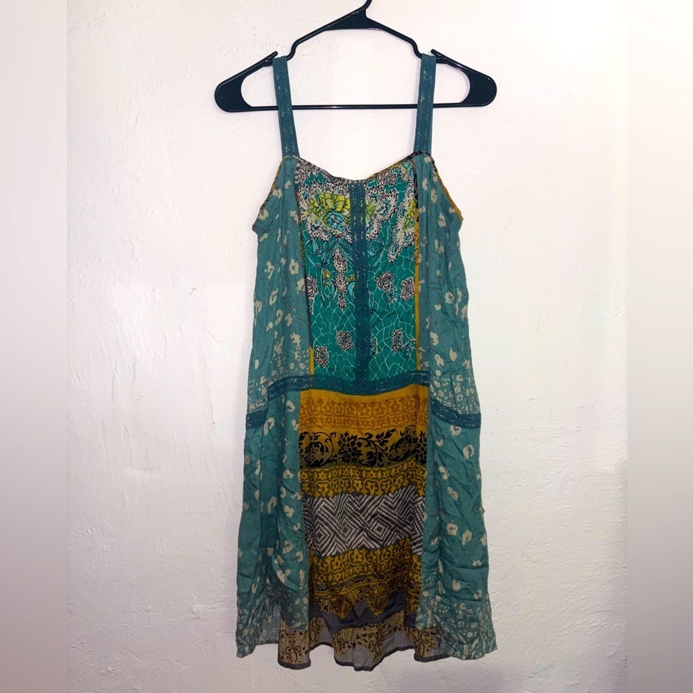 Anthropologie TINY Scarf-Printed Tunic Summer Dress Size XS - Picture 4 of 4